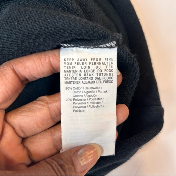 Puma Men’s Black Cotton Poly Blend Sweatshirt Long Sleeve Sweater Size S - Picture 5 of 10